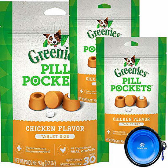 Greenies Pill Pockets CHICKEN 3.2 oz 90 pockets 