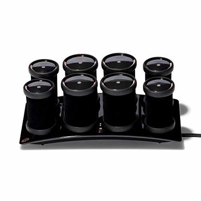 Picture of T3 - Volumizing Hot Rollers LUXE | Premium Hair Curler Set for Long Lasting Volume, Body & Shine | Set of 8 - 4 XL (1.75") & 4 Large (1.5)