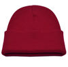 Picture of PZLE Knit Hat USA Sport Winter Hats Red Watch Cap Beanie Red Hat Caps Dark Red