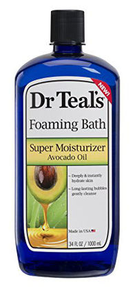 Picture of Dr Teal's Ultra Moisturizing Foaming Bath with Avocado Oil, 34 Fluid Ounce
