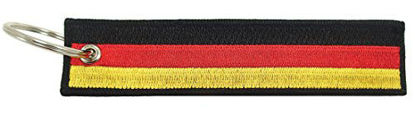 Picture of Germany Flag Key Chain, 100% Embroidered