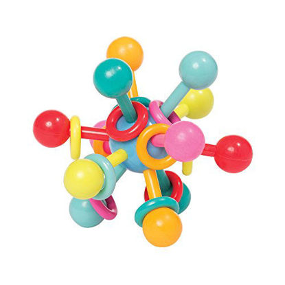 Picture of Manhattan Toy Atom Rattle & Teether Grasping Activity Baby Toy