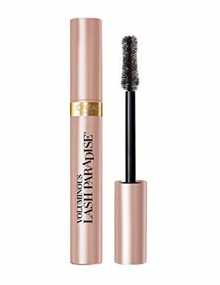 Picture of L'Oreal Paris Voluminous Makeup Lash Paradise Mascara, Voluptuous Volume, Intense Length, Feathery Soft Full Lashes, No Flaking, No Smudging, No Clumping, Blackest Black, 1 Count