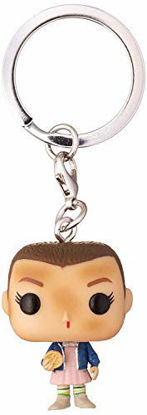 Picture of Funko Pop Keychain Stranger Things Eleven with Eggo (No Wig) Action Figure