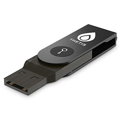 Picture of FIDO U2F Security Key, Thetis [Aluminum Folding Design] Universal Two Factor Authentication USB (Type A) for Extra Protection in Windows/Linux/Mac OS, Gmail, Facebook, Dropbox, SalesForce, GitHub