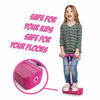 Picture of New Bounce Foam Pogo Stick Jumper for Kids 100% Safe, Bouncy Toy for Toddlers|Fun Foam Hopper for Children|Squeaks with Each Hop|Great Gift for Girls and Boys (Pink)