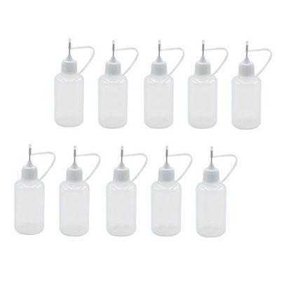 Picture of 10Pcs 30ml Needle Tip Glue Bottle Applicator DIY Quilling Tool Precision Bottle Needle Bottle Squeeze Bottle