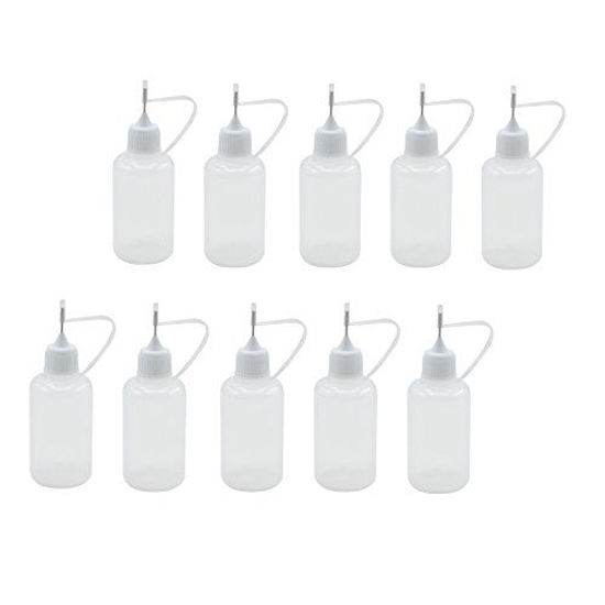 Picture of 10Pcs 30ml Needle Tip Glue Bottle Applicator DIY Quilling Tool Precision Bottle Needle Bottle Squeeze Bottle