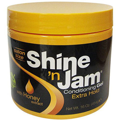 Picture of Shine N Jam Shine N Jam Conditioning Extra Hold With Honey, 16 Oz