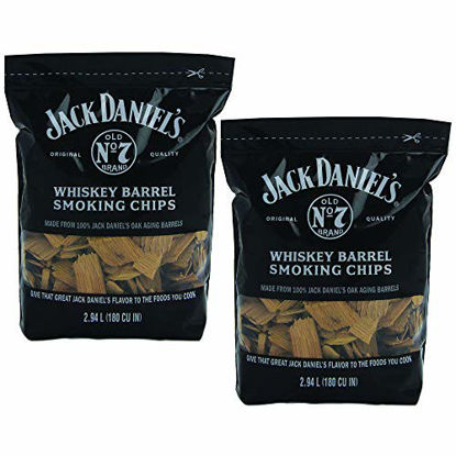 Picture of Jack Daniels 01749 Wood BBQ Smoking Chips (2 Pack)