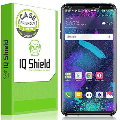 Picture of IQ Shield Screen Protector Compatible with LG V35 ThinQ (2-Pack)(Case Friendly) Anti-Bubble Clear Film