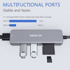 Picture of USB C Hub HDMI Adapter for MacBook Pro 2019/2018/2017, MOKiN 5 in 1 Dongle USB-C to HDMI, Sd/TF Card Reader and 2 Ports USB 3.0 (Space Gray)