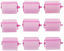 Picture of Conair Big Curl Foam Rollers, 9 Count