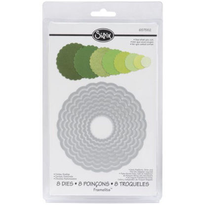 Picture of Sizzix Framelits Die Set 8/PK - Circles, Scallop