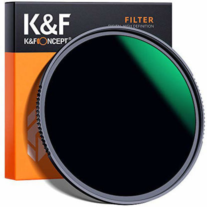 Picture of K&F Concept 67MM Fixed ND Filter ND1000 10 Stops, Neutral Density Lens Filter HD 18 Layer Neutral Grey ND Lens Filter with Multi-Resistant Nano Coating for Canon Nikon Lens