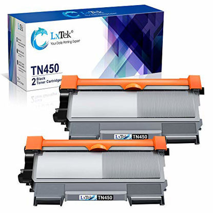 Picture of LxTek Compatible Toner Cartridge Replacement for Brother TN450 TN420 TN 450 to use with HL-2270DW MFC-7360N MFC-7860DW MFC-7460DN MFC-7460DN DCP-7065DN (2 Black)
