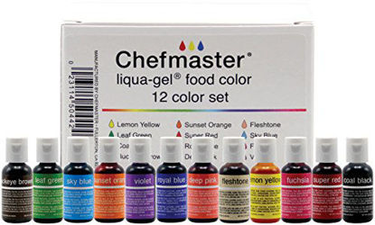 Picture of Chefmaster Liqua-Gel Starter Set of 12