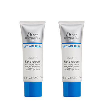 Picture of Dove Dermaseries Fragrance-Free Hand Cream for Dry Skin, 2.5 Ounce (Pack of 2)
