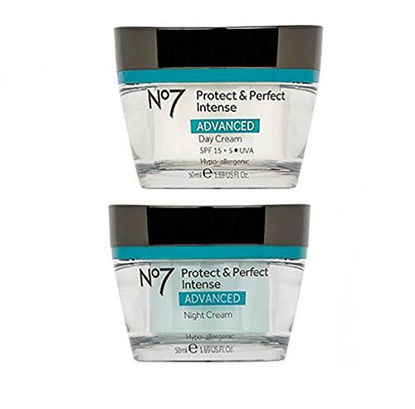 Picture of No7 Protect & Perfect Intense Day Cream + Protect & Perfect Intense Night Cream Advanced