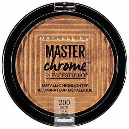 Picture of Maybelline New York Facestudio Master Chrome Metallic Highlighter Makeup, Molten Topaz, 0.19 Ounce