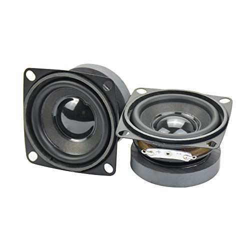 GetUSCart- AIYIMA 2pcs Subwoofer 2 inch 4ohm 5w Full Range Speaker Mini ...