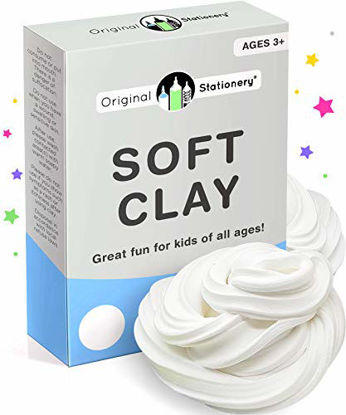 Picture of Soft Clay for Slime Supplies - Modeling Clay Art Supplies for Kids - Add to Glue and Shaving Foam to Make Fluffy Butter Slime [230 Grams 9 Ounces Makes +10 slimes