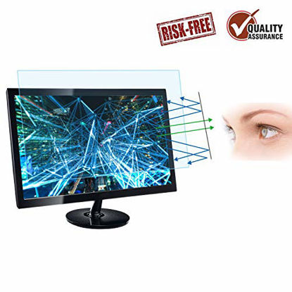 Picture of 21.5 Inch Monitor Screen Protector -Blue Light Filter, Eye Protection Blue Light Blocking Anti Glare Screen Protector with 16:9 Aspect Ratio Screen(476x268 mm) for 21.5" Widescreen Desktop Monitor