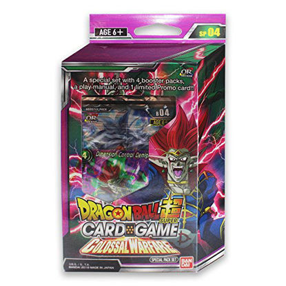 Picture of Dragon Ball Z Super Colossal Warfare Series 4 TCG Special Pack
