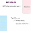 Picture of RINBOOOL Hair Extensions Tape Tabs 60 Pcs, Double Sided, for Tape in Hair Extensions Replacement