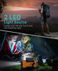 Picture of FosPower Emergency Solar Hand Crank Portable Radio, NOAA Weather Radio for Household and Outdoor Emergency with AM/FM, LED Flashlight, Reading Lamp, 2000mAh Power Bank USB Charger and SOS Alarm