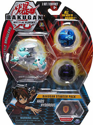 Picture of Bakugan Starter Pack 3-Pack, Haos Hydorous, Collectible Action Figures, for Ages 6 and up
