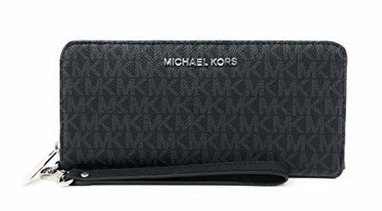 Michael Kors Jet Set Travel Trifold Leather Wallet Black, Large :  Amazon.in: Bags, Wallets and Luggage