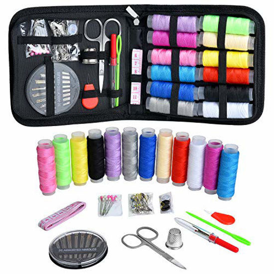 Sewing Kit Basic,Marcoon Needle and Thread Kit with Sewing Supplies and  Accessories for Adults,Kids,Beginner,Home,Travel,Emergency Including