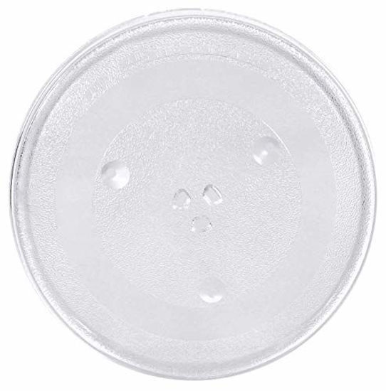 Picture of 12.4 Microwave Oven Turntable Replacement Glass Plate | 31.5 cm Microwave Glass Plate Replacement Part | 12.4 Inch Round Rotating Ring Dish Tray | 315 mm Circular Glass Turn Table Top Kit.