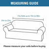 Picture of H.VERSAILTEX Modern Spandex Sofa Cover Jacquard High Stretch Sofa Slipcover Stylish Furniture Cover/Protector Sofa Cover for 3 Cushion Couch Machine Washable - Large: Sofas 72-96 Inches - Sand