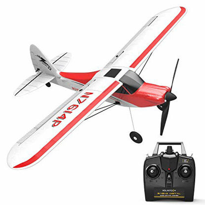 Picture of VOLANTEXRC RC Airplane 2.4Ghz 4-CH with Aileron Sport Cub 500 Parkflyer Remote Control Aircraft Plane Ready to Fly with Xpilot Stabilization System, One-Key U-Turn Perfect for Beginner (761-4 RTF)