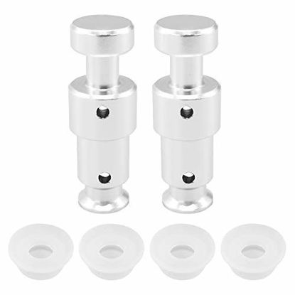 Picture of Alamic Replacement Float Valve for Instant Pot Duo 3, 5, 6 Qt, Duo Plus 3, 6 Qt, Ultra 3, 6, 8 Qt, Lux 3 Qt - 2 Float Valves 4 Silicone Caps