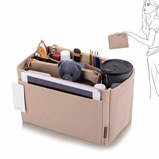  ZTUJO Purse Organizer Insert, Felt Bag Organizer For