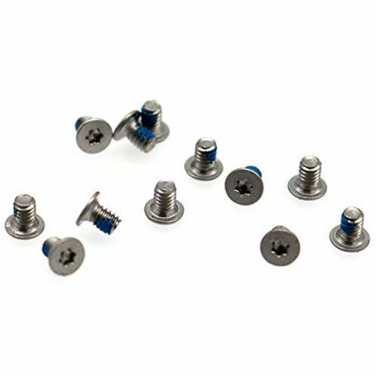 Picture of 12x M2x3mm Silver Torx T5 Replacement Bottom Case Base Cover Screw for Dell XPS 13 9343 9350 9360, XPS 15 7590 9550 9560 Precision M5510