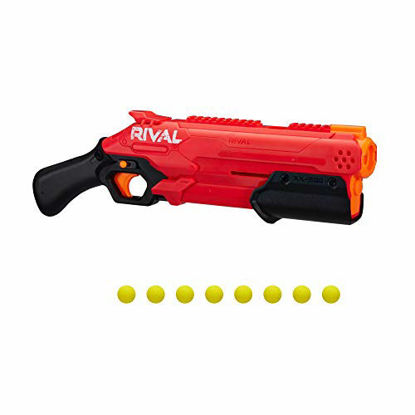 Picture of NERF Rival Takedown XX-800 Blaster -- Pump Action, Breech-Load, 8-Round Capacity, 90 FPS, 8 Official Rival Rounds -- Team Red