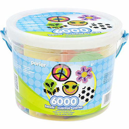 Picture of Perler Multi Mix Assorted Fuse Bead Bucket, 6000 pcs