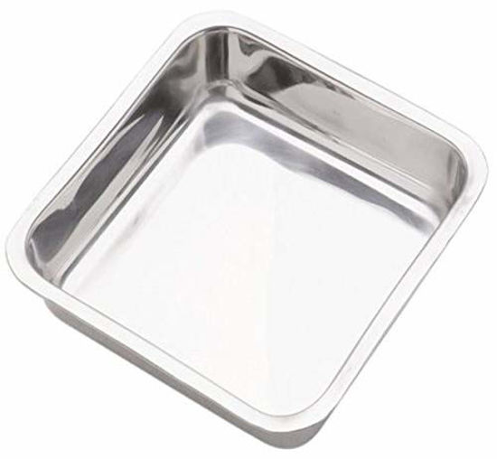 GetUSCart Norpro 8 Inch Stainless Steel Cake Pan, Square
