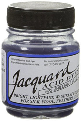 Picture of Jacquard Acid Dyes 1/2 Ounce-Brilliant Blue