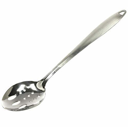 Picture of Chef Craft Solid Slotted Spoon, 13", Stainless Steel