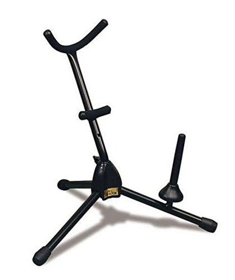 Picture of Hamilton Alto/Tenor sax Stand, Black, includes Flute/Clarinet peg
