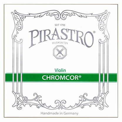 Picture of Pirastro 319120 Chromcor Steel Core Violin E String, Ball Mittel Envelope, 4/4 Size