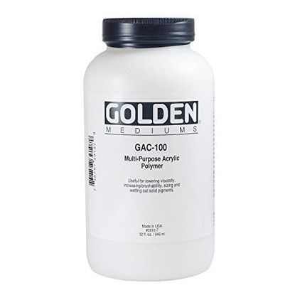 Picture of Golden GAC-100 Acrylic Polymer 32 oz