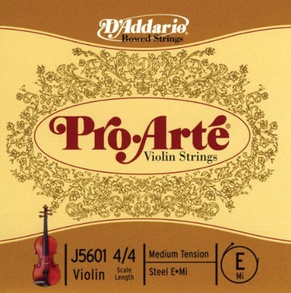 Picture of D'Addario J5601 4/4M Pro-Arte Nylon violin Strings, Medium