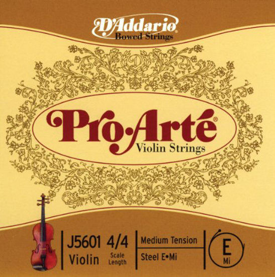 Picture of D'Addario J5601 4/4M Pro-Arte Nylon violin Strings, Medium