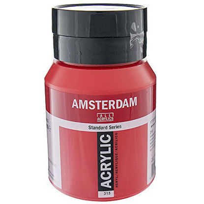 Picture of Royal Talens Amsterdam Standard Series Acrylic Color, 500ml Tube, Pyrrole Red (17093152)